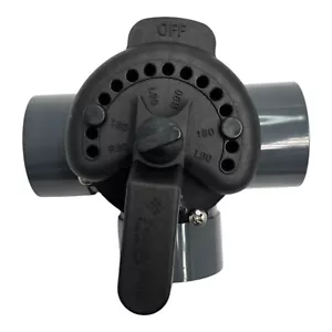 Pentair 3 Way Valve 50mm - Plumbing Joint Adjustable Genuine 263028 - Picture 1 of 12