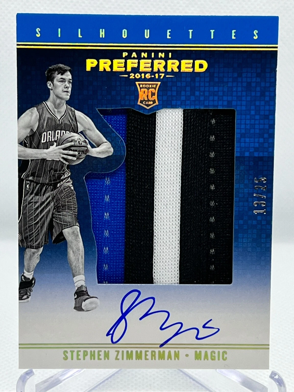 STEPHEN ZIMMERMAN RC 2016-17 Panini Preferred #36 Silhouettes Rookies Prime /25