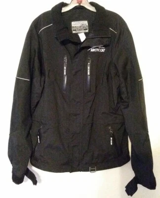 Arctic Cat Tom Cat A-Tex Snow Jacket Medium Tall Black Mens. #5210-473 **READ** - Image 1 of 4