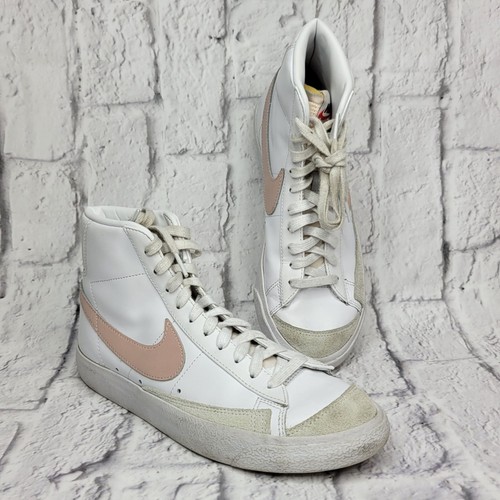 Nike Blazer Mid 77 Sneakers Oxford Donna Taglia 9 Bianco Rosa Retrò CZ1055 118