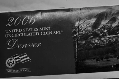 2006 us mint uncirculated coin set 20 coins in OGP w/ coa - Image 1 of 4