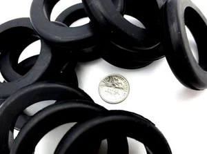 Rubber Grommet - Fit 1.5" Hole, 1/16" Panel, 1.25" ID - High Quality Perfect Fit - Picture 1 of 12