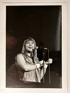 Iron Maiden Photo Bruce Dickinson Vintage Original Stamped Promo Circa Mid 80s - Picture 1 of 16