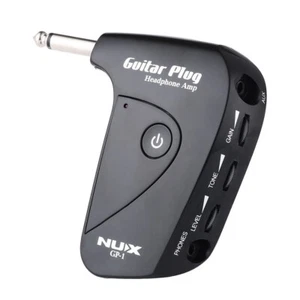 NUX GP-1 Electric Guitar Plug Headphone Amp Built-in Distortion Effect Portable - Picture 1 of 5