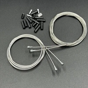 😀4 x Jagwire Slick Edelstahl Rennrad Bremszüge Fr/Rr + Ferrules für SRAM Shimano - Bild 1 von 3