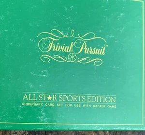 Trivial Pursuit All-Star Sports Edition. Vintage. Rare. Good condition - Picture 1 of 11