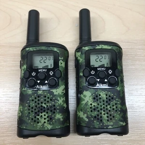 Kids Walkie Talkies  Aikmi Camouflage Boy Toys - Ages 3+ 3 Mile Range  TESTED! - Picture 1 of 10