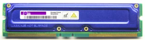 128MB Samsung ECC Rdram PC600-53 KMMR18R88AC1-RG6 402833-664 Rimm Memory - Picture 1 of 1