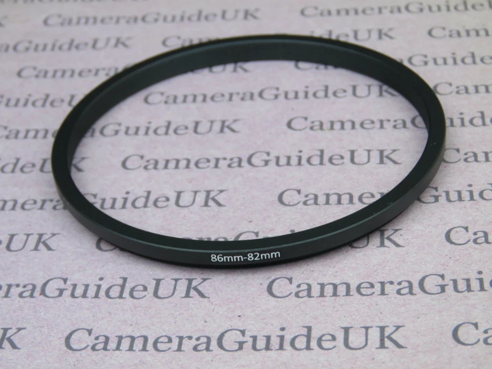86mm to 82mm 86mm-82mm Stepping Step Down Filter Ring Adapter  - Image 1 of 2