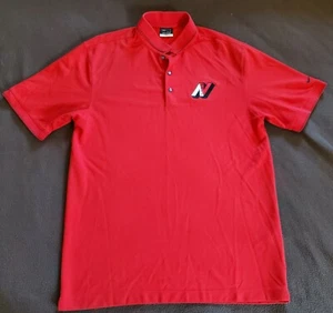 Vintage Y2K Nike Golf Fit-Dry Polo T-Shirt Rot Kurzarm Herren Large - Bild 1 von 8