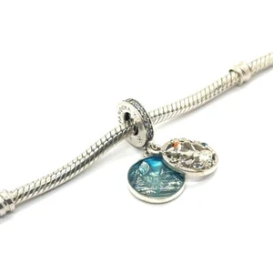 PANDORA DISNEY X FROZEN OLAF SNOWMAN S925 DANGLE CHARM (EPJ029387) - Picture 1 of 6