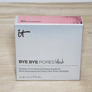 IT Cosmetics Bye Bye Pores Poreless Airbrush Blush Love Natural Soft Pink New - Picture 1 of 7