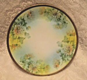 Vintage~Royal Rudolstadt~Plate~Floral Pattern~Gold Trim~Prussia~6.0" - Foto 1 di 8