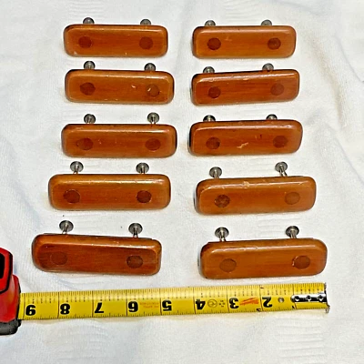 "10 tiradores de cajón de arce vintage - 2,25"" oc" Foto 1 de 3