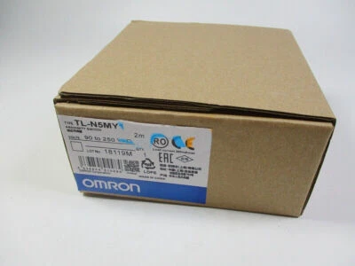 1PCS New For OMRON TLN5MY1 Proximity Switch TL-N5MY1 90-250V AC 2m - Image 1 of 3