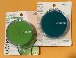 Pack of 2 COVERGIRL Clean Sensitive Skin Fragrance Free Pressed Powder #225 - Picture 1 of 5