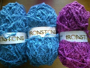 Lot of 3 Skeins Ironstone Felicia Yarn Cotton Blend - Picture 1 of 2