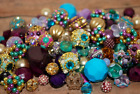 &quot;Royal Peacock&quot; 30pc Bead Mix by Lilah Ann Beads - Boho, Lampwork, Beaded-BM700