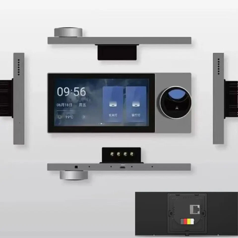 Panel de control táctil inteligente KNX de 6 pulgadas panel de hogar inteligente knx interruptor knx Foto 1 de 4