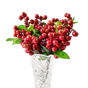Fake Decorative Fruit Artificial Lifelike Glitter Grape Berry - Picture 1 of 5