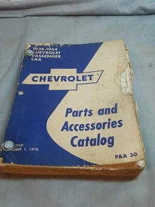 1938-1964 Chevrolet Parts and Accessories Catalog Passenger Car - Picture 1 of 10