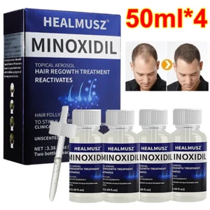 4X Minoxidil 5 % Serum Haarwuchslösung für Männer & Frauen 50 ml 4 Monatsvorrat - Picture 1 of 18