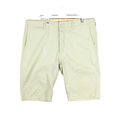 Visvim Chino Shorts Mens XL Waist 36 Inseam 12" Cream 100% Cotton Made In Japan - Image 1 of 4
