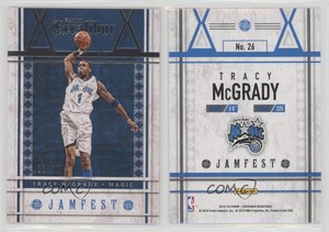 2015-16 Panini Excalibur Jamfest Silver /70 Tracy McGrady #26 HOF