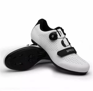 Self Locking Cycling Shoes Mens SPD-SL Peloton Cleats Road Bike Sneakers Indoor - Picture 1 of 13