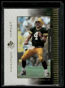 1999 SP Authentic Maximum Impact Brett Favre #MI-10 Green Bay Packers - Picture 1 of 2