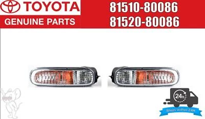 Juego de lámpara de señal de giro delantera derecha y derecha Toyota genuina JZA80 SUPRA MK4 96-02 OEM JDM Foto 1 de 4