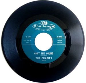 THE CHAMPS - Switzerland / Only the Young - Vinyl 45rpm 1964 Challenge 59236 - Imagen 1 de 4