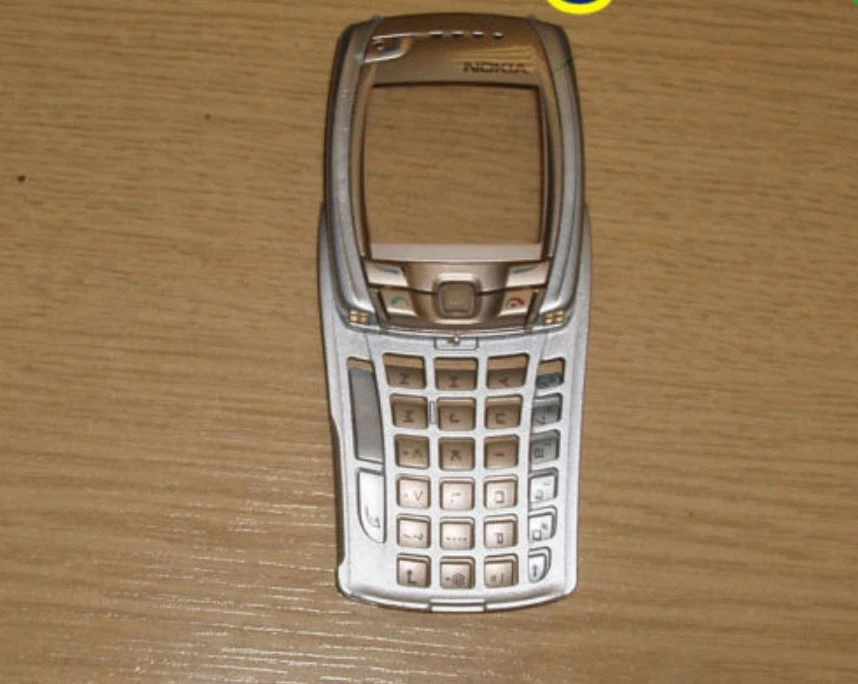 Cubierta frontal original genuina Nokia 6810 carcasa fascia y teclado interior Foto 1 de 1