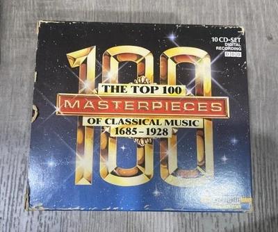 The Top 100 Masterpieces of Classical Music (CD, Jul-1994, 10 Discs, Laserlight) Foto 1 de 4