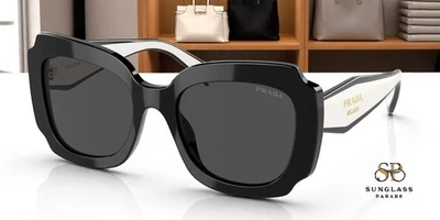 Gafas de sol para mujer PRADA PR 16YS 09Q5S0 negras grises oscuras 52 mm Foto 1 de 4