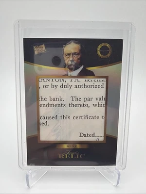 Karl Benz 2025 Pieces of the Past Inventors Jumbo Bank Relic With Ink - Image 1 of 2