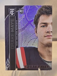 Panini 2024 totalmente certificado - Retratos Drake Maye #3 (RC) - Imagen 1 de 2