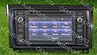 Radio navegación pantalla Toyota Sequoia 2013-2016 Gracenote JBL 86100-0C150 OEM Foto 1 de 4