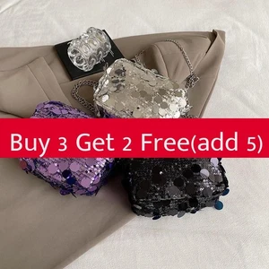 Trendy New Shiny Sequined Large Capacity Shoulder Bag Stylish Crossbody Bag For - Picture 1 of 10