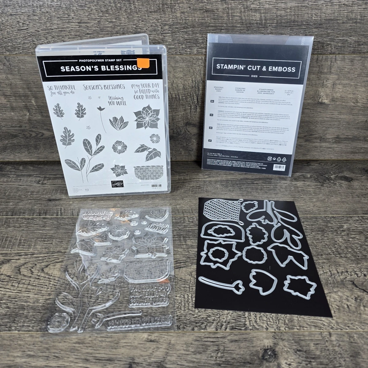 スタンピンアップ　BRING THE PRESENTS スタンプ&ダイセット Stampin Up Bundle Up for sale | eBay