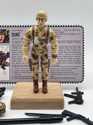 GI Joe 1993 Duke, с картотекой - Изображение 1 из 4