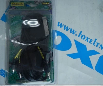 CAVO SCART 2 SPINE SCART + 4 SPINE RCA STEREO - Immagine 1 di 2