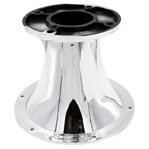 DEEJAYLED 2" Bolt ON Horn Black Silver - Picture 1 of 1