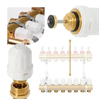 Floor Heating Manifold Valve Core 12 Inch M30x1 5 Automatic Needle Valve Core - Image 1 of 4