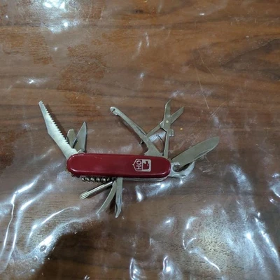 VICTORINOX Schweizer Taschenmesser Tinker altes Modell Climber rot 9cm Multitool - Bild 1 von 4