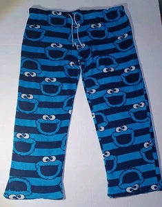 Pantalones de pijama para mujer (XL) Sesame Street Cookie Monster súper suaves bien queridos. - Imagen 1 de 12