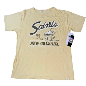 New Orleans Saints NFL Football Herren T-Shirt '47 Gr. Medium Neu mit Etikett $ 40 Retro-Look - Bild 1 von 5