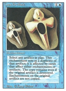Copy Artifact – Revised Edition MTG – Lightly Played – Reserved List Rare - Picture 1 of 2