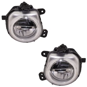 Pair Fog Lights Driving Lamps Set of 2  Driver & Passenger Side Left Right - Picture 1 of 12