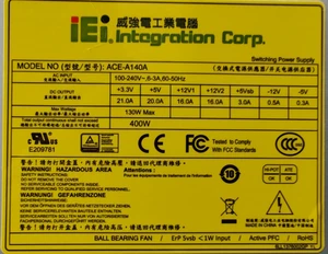 1Pcs New IEI ACE-A140A-S-R11  400W Power supply - Picture 1 of 10